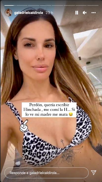 Gala Caldirola impacta con osado vestido transparente