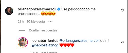 Oriana Marzoli alaba nuevo look de Adriana Barrientos