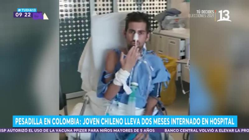 Joven se encuentra hospitalizado en Colombia y necesita volver a Chile