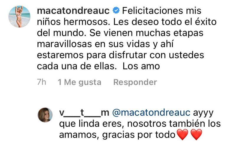 Hijo de Macarena Tondreau anuncia su matrimonio