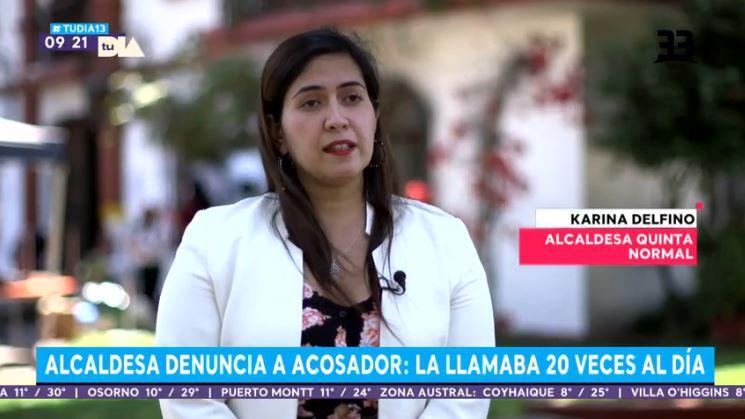 Alcaldesa de Quinta Normal denuncia acoso: Hombre la llamaba 20 veces al día