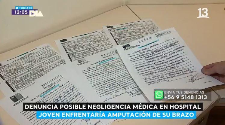 Joven denuncia que podría perder su brazo por negligencia médica