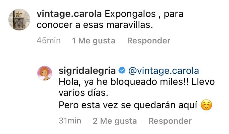 “Ridícula”: Sigrid Alegría revela ataques en redes sociales