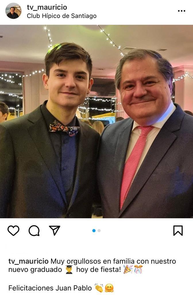 Hijo clon de Mauricio Bustamante encanta con look fiestero