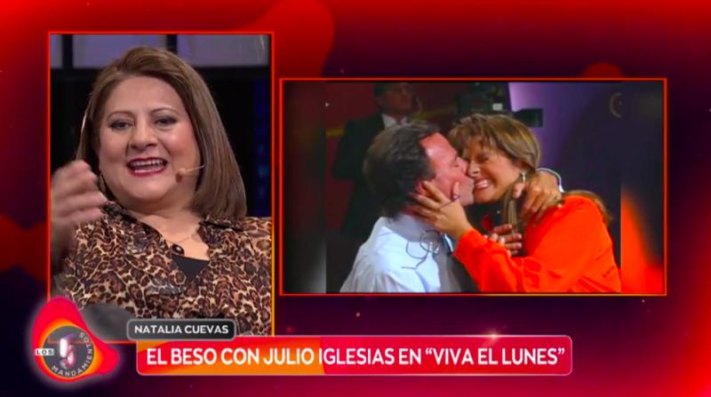 Natalia Cuevas contó detalles de su recordado beso con Julio Iglesias