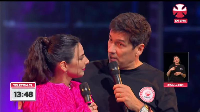 Daniela Castillo y Rafael Araneda vivieron emotivo reencuentro