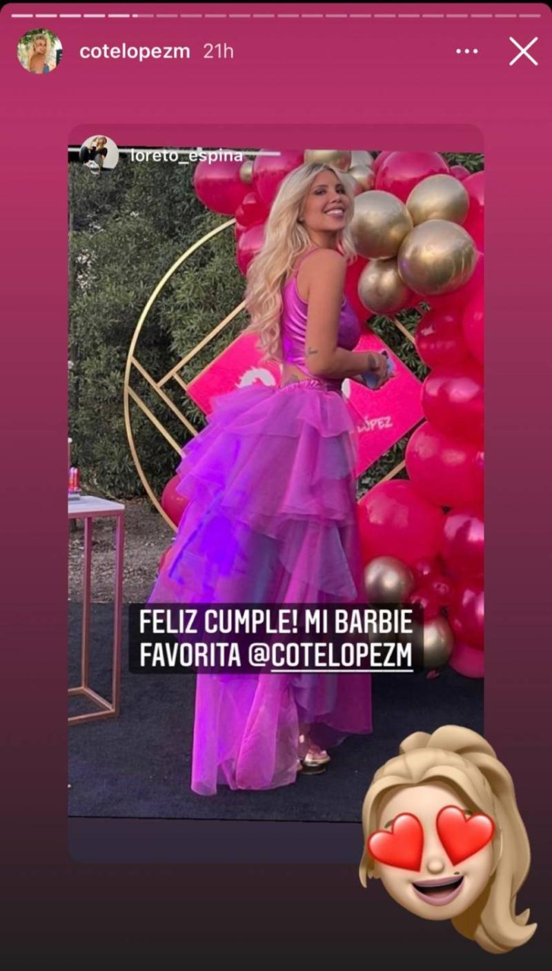Coté López se fue a Dubai con toda su familia por su cumpleaños
