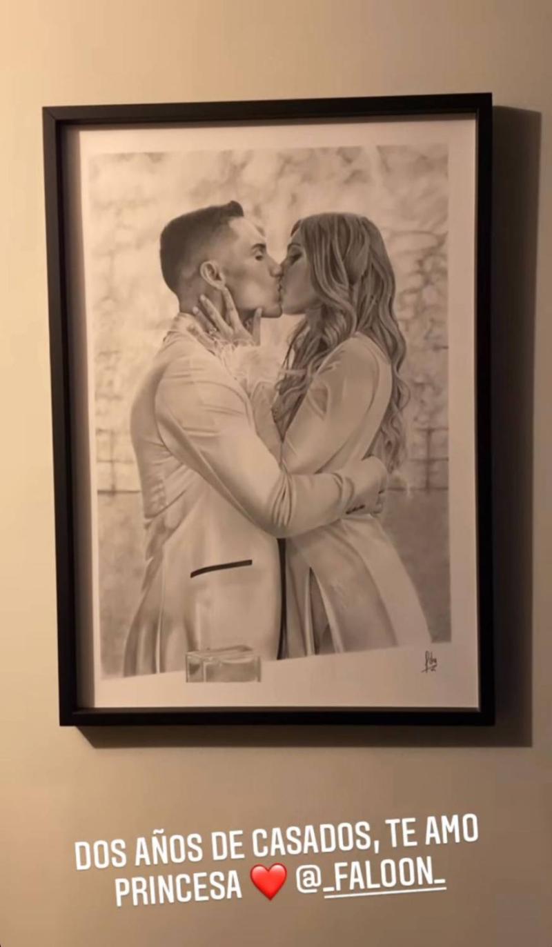 Faloon Larraguibel celebra dos años de matrimonio con Jean Paul Pineda