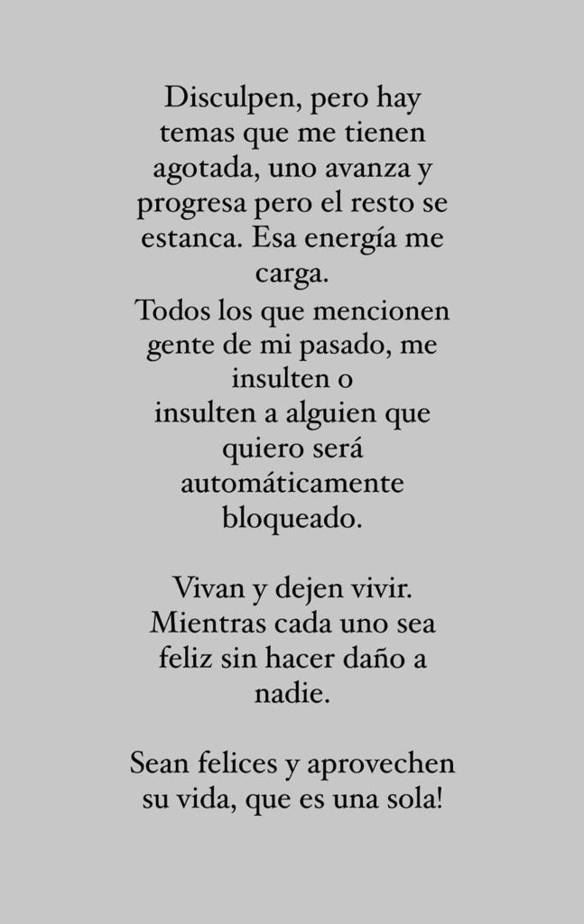 Aylén Milla muestra chat con Gala Caldirola para aclarar polémica