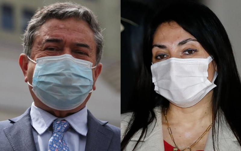 Senador Coloma y Cristina Bravo