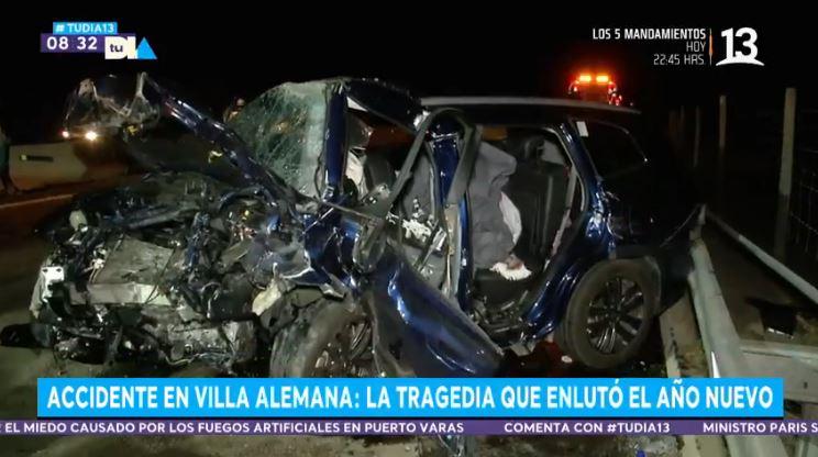 Accidente en Villa Alemana deja a dos menores y dos adultos fallecidos