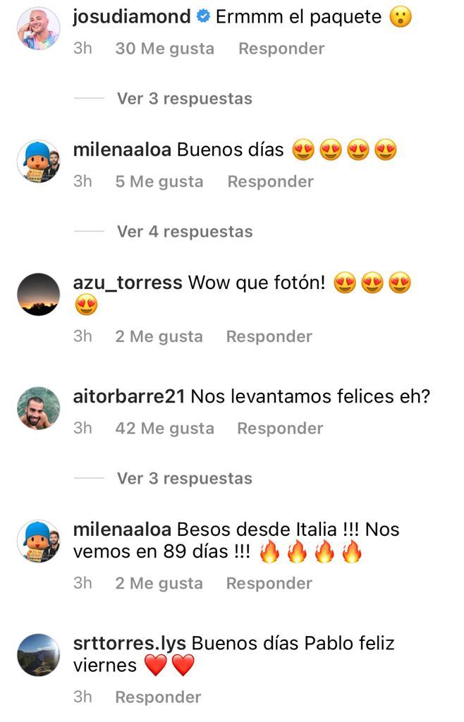 Pablo Alborán desata furor por detalle en foto matutina