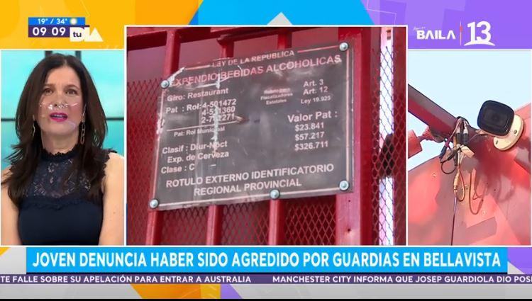 Joven denuncia haber sido agredido por guardias en Bellavista