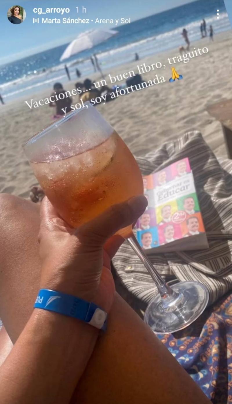 Carmen Gloria Arroyo es elogiada por foto en bikini