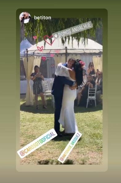 En el norte y con famosos: Así fue la boda de Carolina Soto