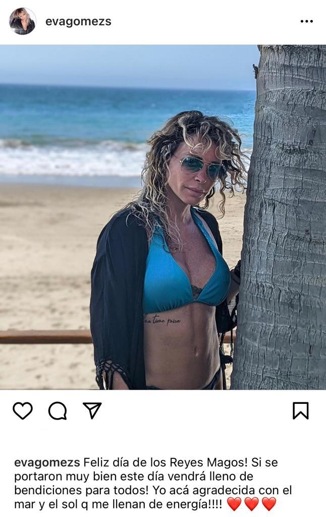 Eva Gómez se la juega con bikinazo por festividad religiosa