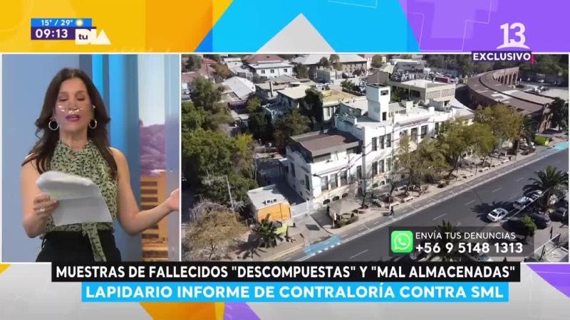 Servicio Médico Legal: Contraloría revela muestras descompuestas y mal almacenadas