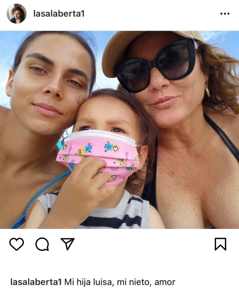 Berta Lasala impresiona al mostrar a su hija