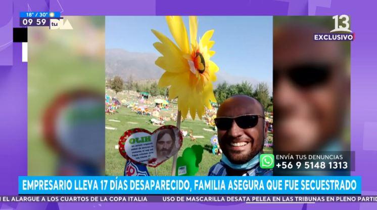 Empresario de Algarrobo desapareció luego de recibir millonario pago