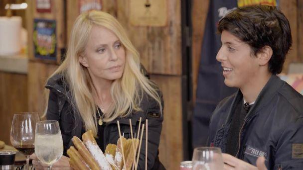 Cecilia Bolocco y Máximo Menem