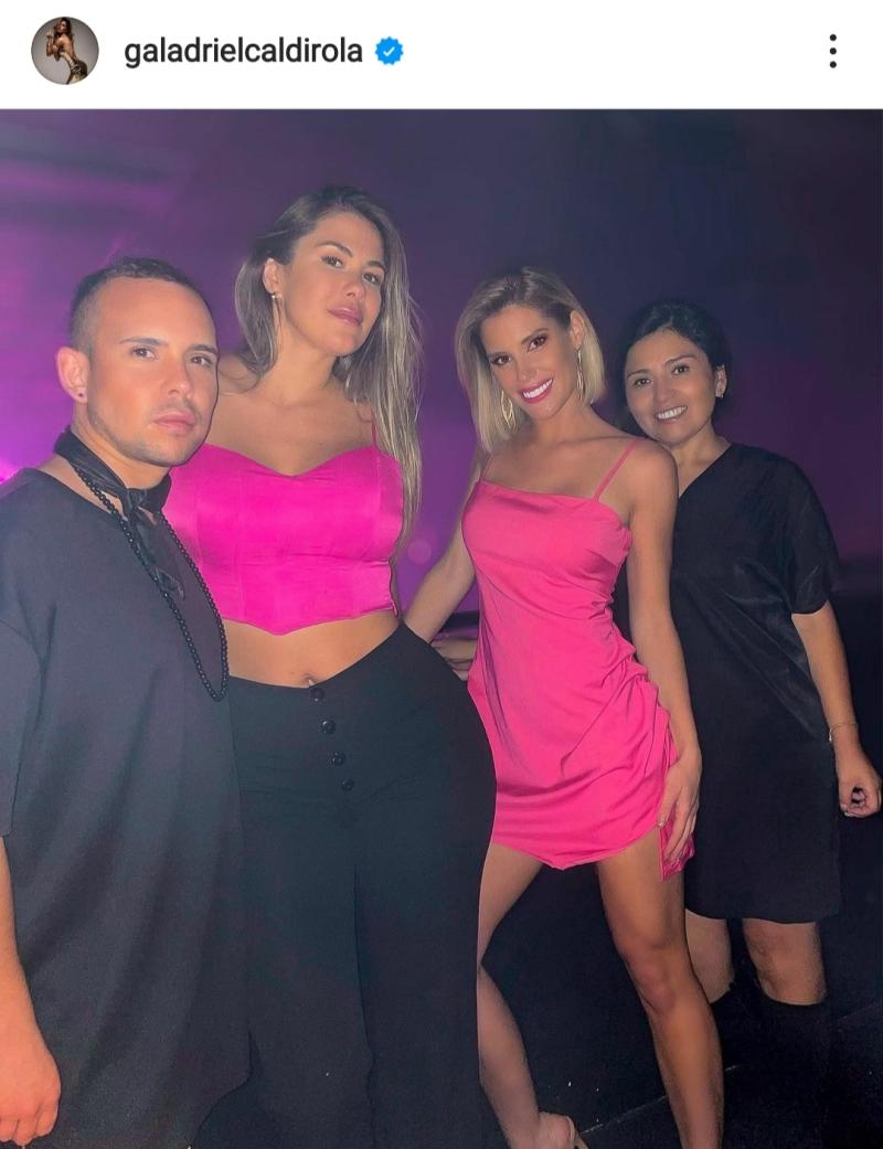 Gala Caldirola y Laura Prieto hacen match con look nocturno