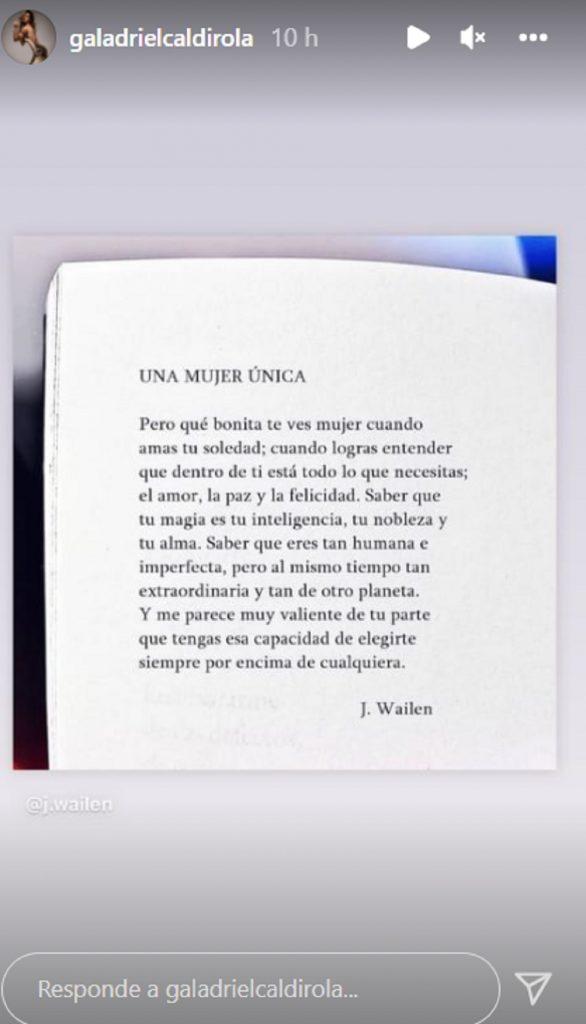 Gala Caldirola comparte mensaje tras vuelco en caso de Iván Cabrera