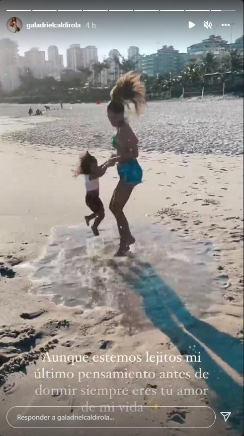 Gala Caldirola encanta con tierno video junto a su hija