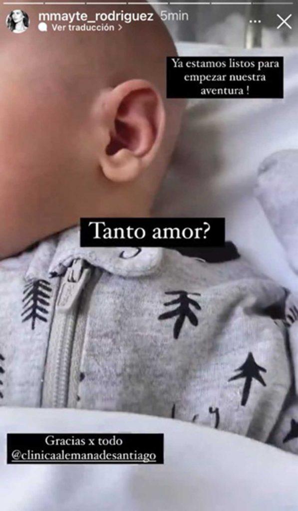 Mayte Rodríguez publica la primera imagen de su bebé