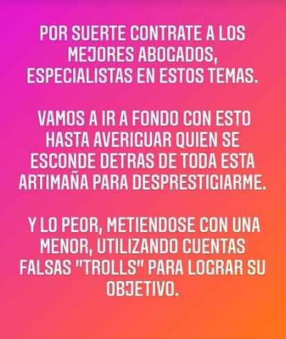 Luciana Salazar en la polémica por el color de pelo de su hija