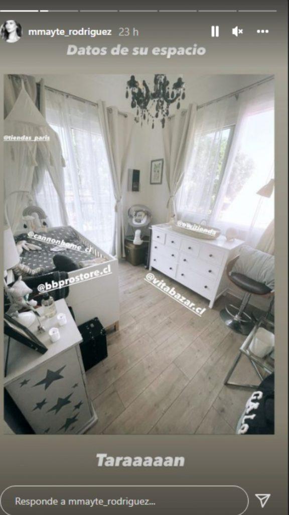 Mayte Rodríguez muestra cómo quedó la pieza de su hijo