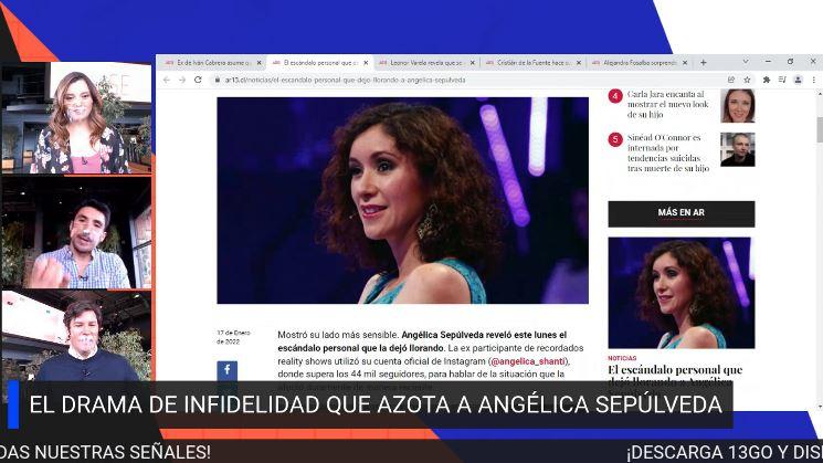 El drama de infidelidad que azota a Angélica Sepúlveda