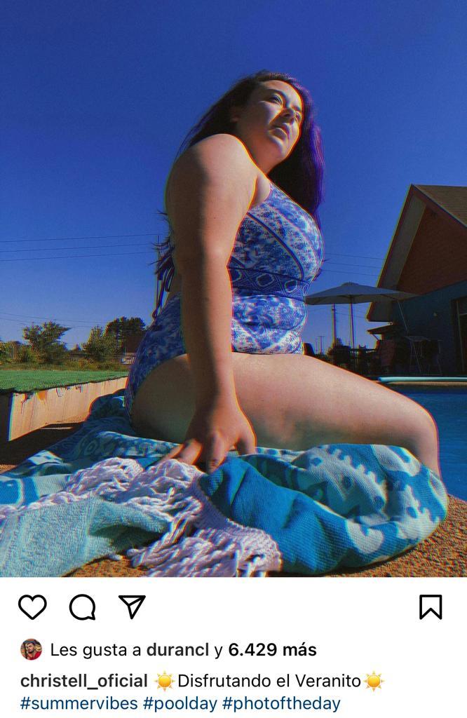 Christell Rodríguez recibe elogios por foto en traje de baño