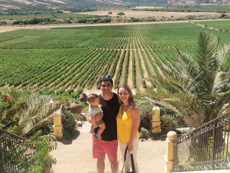 Carla Zunino muestra lo grande que está su bebé con fotos familiares