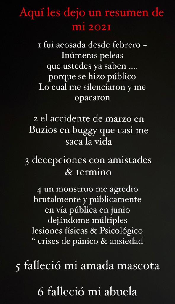 Michelle Carvalho enseña los mensajes que recibe por su cuerpo