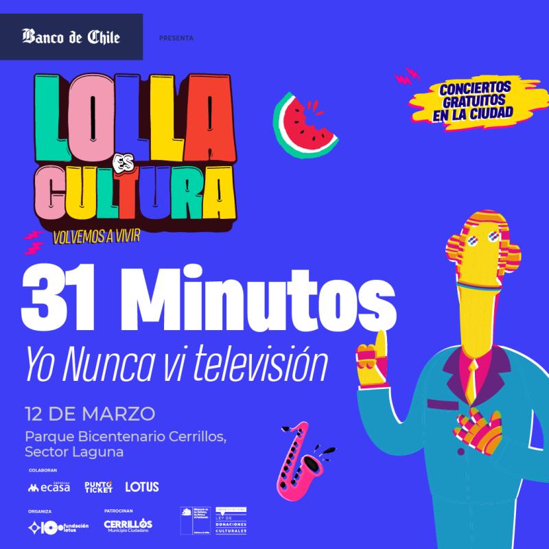 "Lolla es cultura": Una serie de conciertos gratuitos en la ciudad