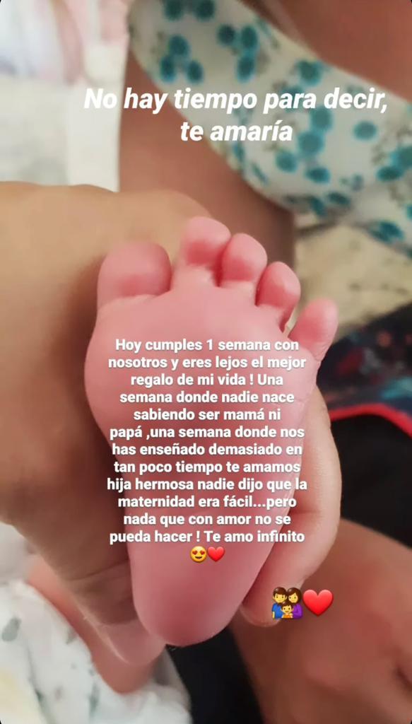 Rosemarie Dietz se sincera a una semana de convertirse en madre