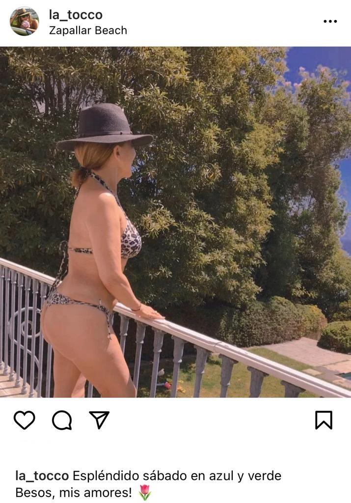 “Diosa”: El alucinante bikinazo de Cristina Tocco a sus 64 años