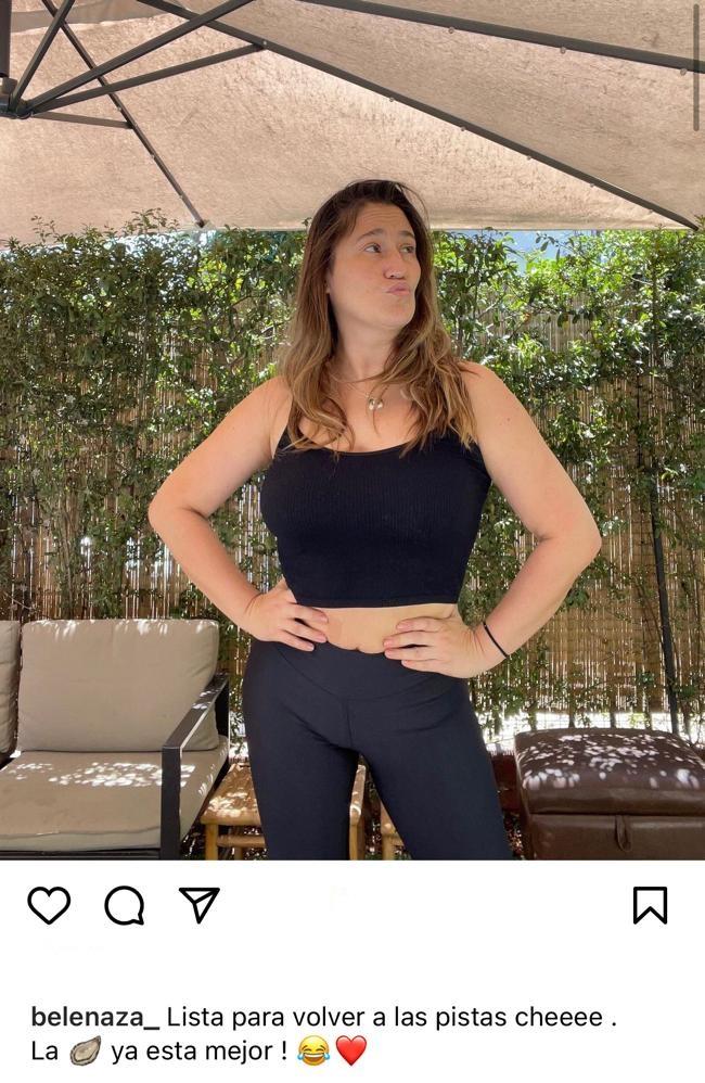 Belén Mora impacta con su figura a un mes de convertirse en madre