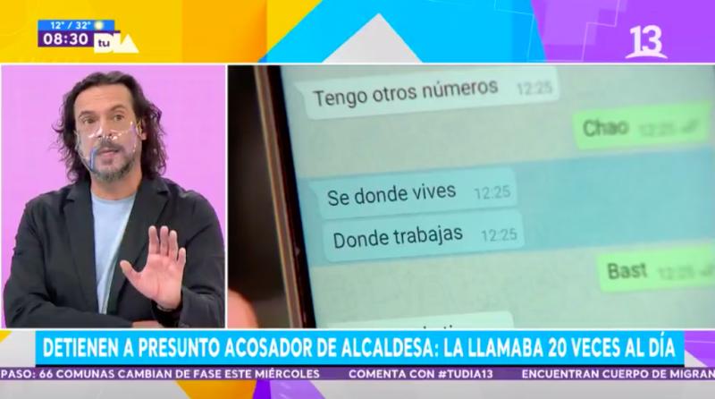 Detienen a presunto acosador de alcaldesa de Quinta Normal