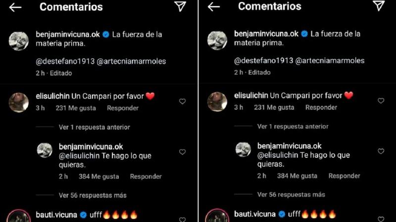 Benjamín Vicuña hace fogoso comentario a su nueva polola