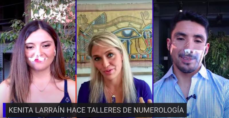 Kenita Larraín cuenta cómo divide su tiempo entre su hija y la numerología