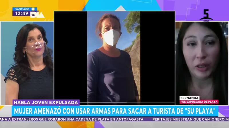 Joven que fue amenazada y expulsada de playa entregó detalles de lo ocurrido
