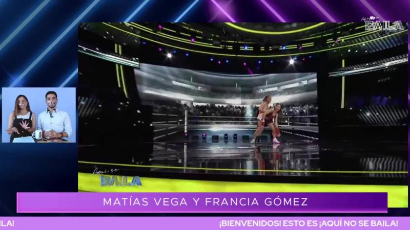 Simulando un ring: La energética presentación de Matías Vega