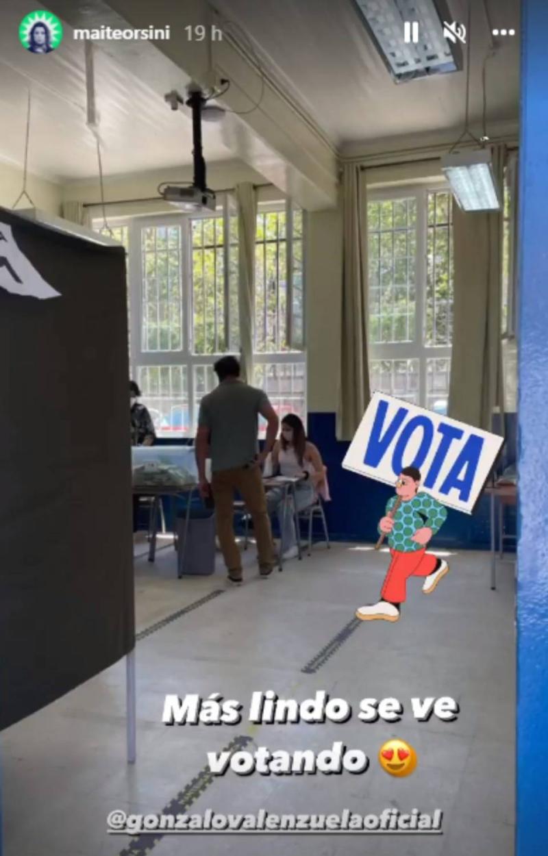 Maite Orsini comparte romántica foto con Gonzalo valenzuela