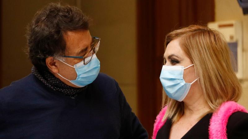 Pamela Jiles y Pablo Maltés