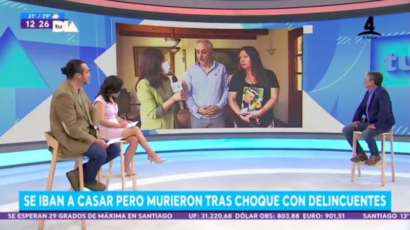 Pareja de novios murió tras choque con delincuentes