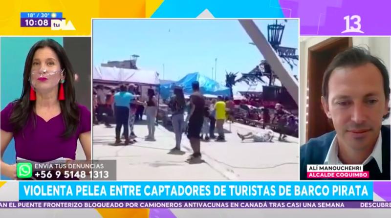 Coquimbo: Captadores de turistas de “barco pirata” protagonizan violenta pelea