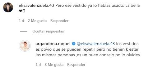 Raquel Argandoña repite recordado look en matrimonio