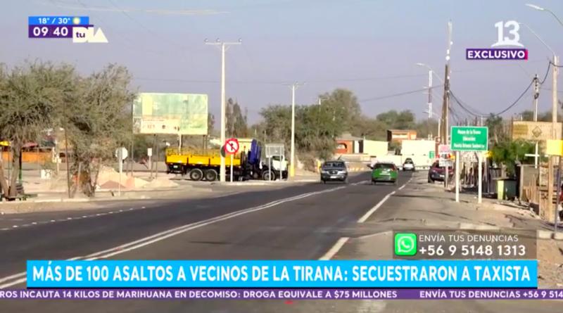 Más de 100 robos: Vecinos de La Tirana denuncian ola de asaltos