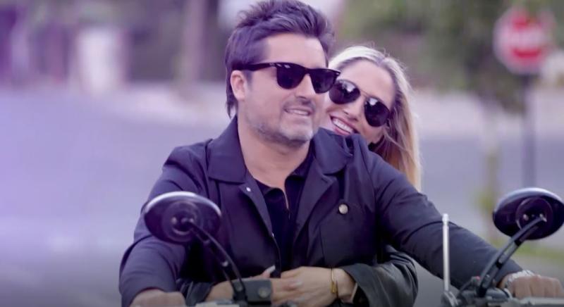 ¡En moto! Mane Swett y Jorge Zabaleta recrearon icónica escena de “Papi Ricky”